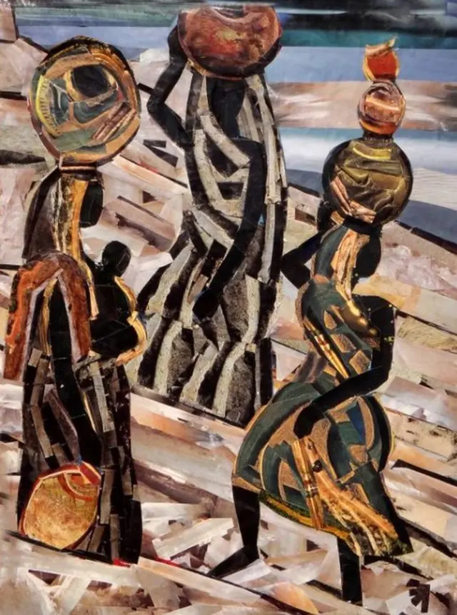 અમૃત વેગડ દ્વારા સર્જાયેલું ચિત્ર