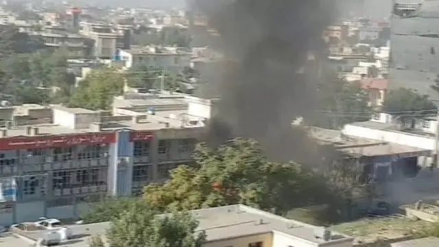 Blast site in Afghan capital - 24 July 2017
