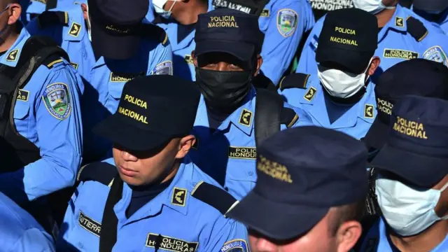 Policia en Honduras