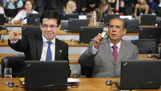 Senadores Randolfe Rodrigues e Jáder Barbalho