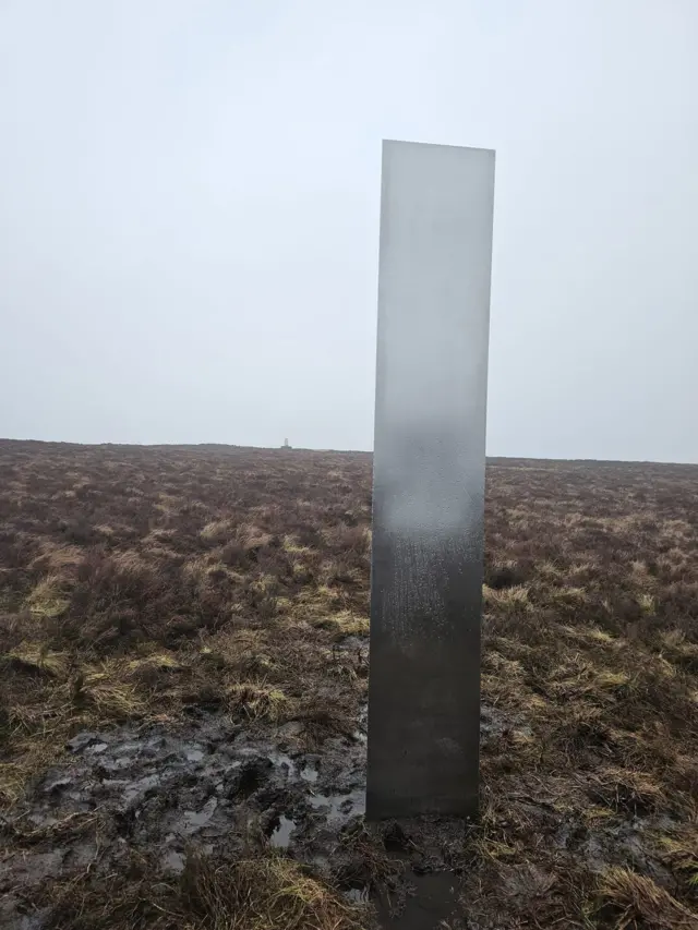 Mysterious monolith appears on Welsh hilltop