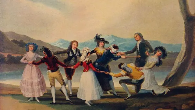 "La gallina ciega", cuadro de Francisco de Goya