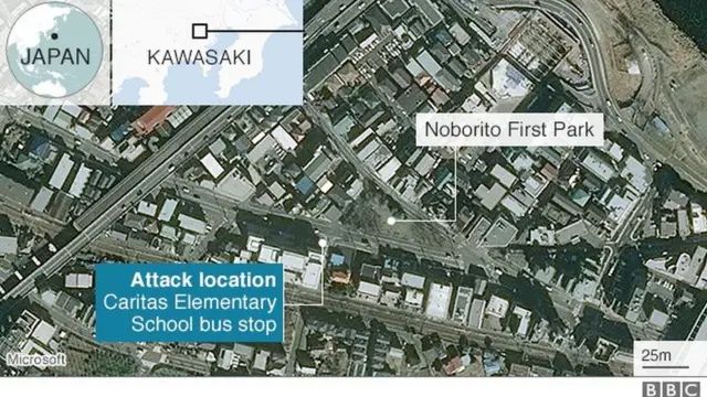 జపాన్‌లో దాడి