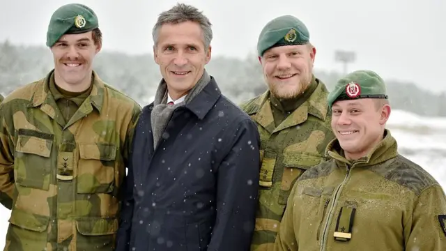 Столтенберг і норвезькі вояки