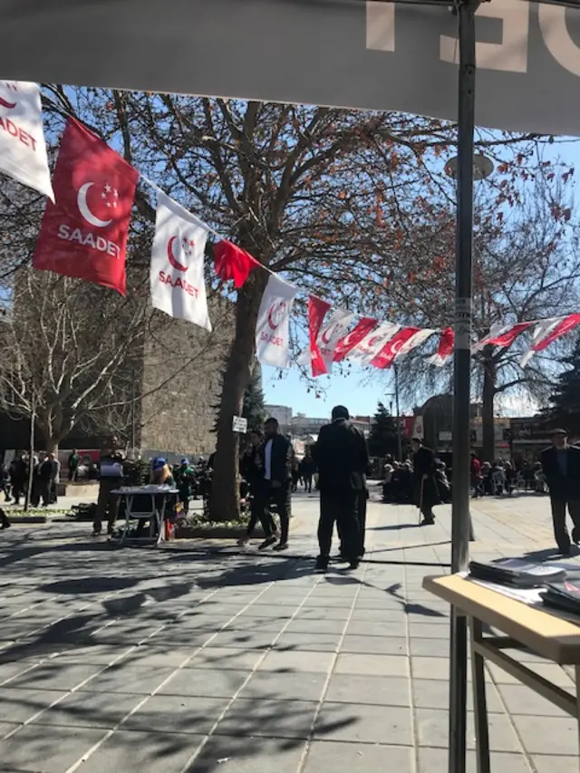 Saadet Partisi standı