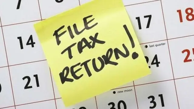 टेक्स रिटर्न भरने की हिदायत