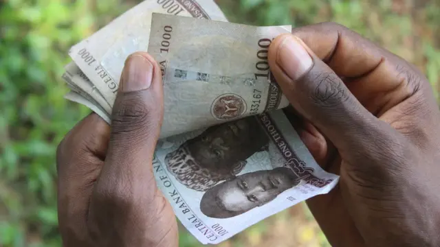 Des billets de 1000 naira