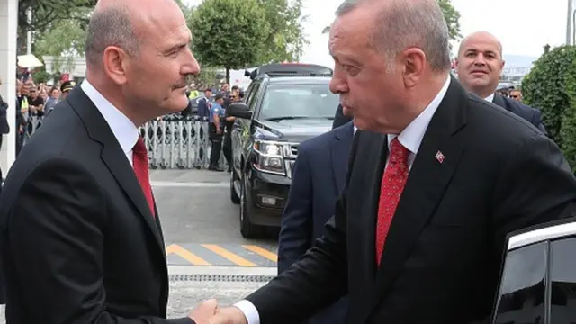 Süleyman Soylu ve Recep Tayyip ERdoğan