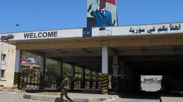 Cerablus sınırının 2012 yılındaki görüntüsü.