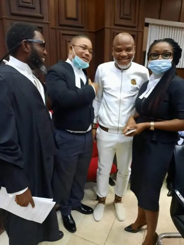 Nnamdi Kanu da lauyoyinsa