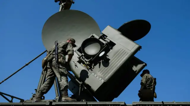 Станция "Красуха" на учениях