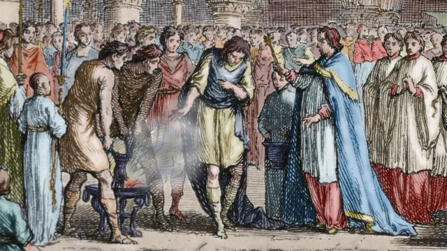 Trial by ordeal: When fire and water determined guilt