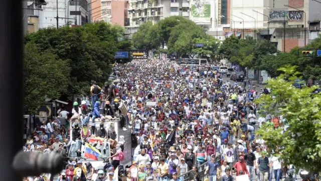 Protestos na Venezuela