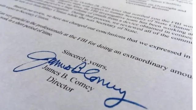 Carta de Comey