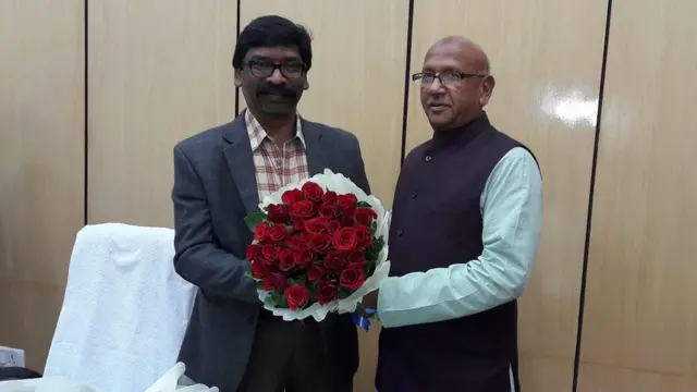 हेमंत सोरेन के साथ सरयू राय