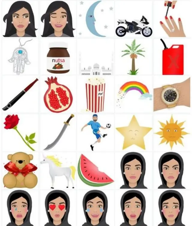 Halla Walla, emoji