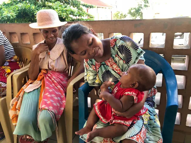 ক্লিনিকটিতে অবস্থানকারী একমাত্র শিশু