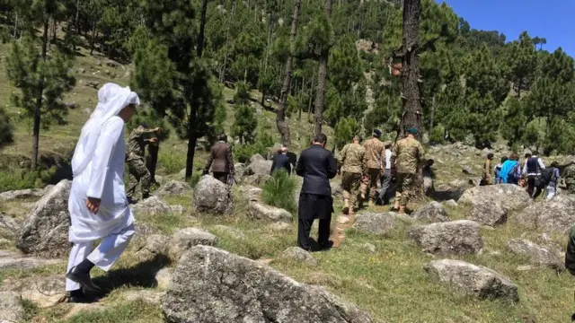 પાકિસ્તાનની સેના પત્રકારોને આ સ્થળે લઈ ગઈ હતી