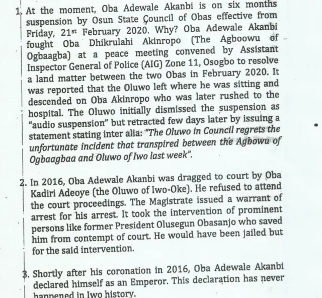 Ilú fẹ́milóye ni Ọba Abdulrasheed Akanbi- Ẹgbẹ̀ Báálẹ̀ Iwo