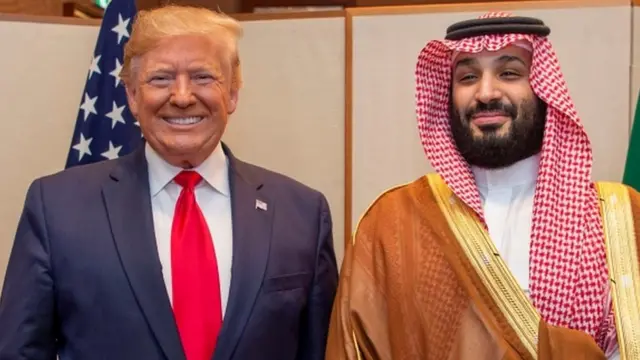 डोनल्ड ट्रंप और सऊदी अरब के क्राउन प्रिंस मोहम्मद बिन सलमान