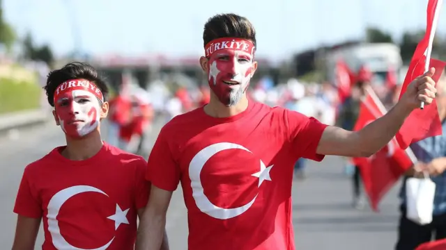 Köprüdeki milli birlik yürüyüşü