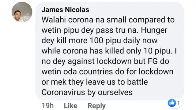 Facebook comment