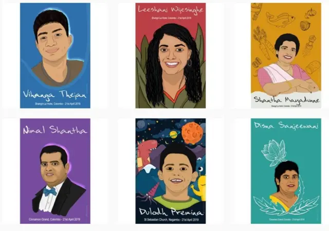 තහීරා රිෆාත් නිර්මාණය කළ සිතුවම් කිහිපයක්