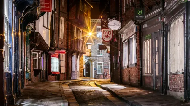 Улица Шемблз в Йорке.