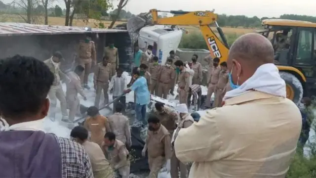 મજૂરોનાં મૃત્યુ