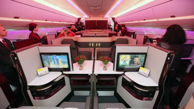 Avión de Qatar Airways