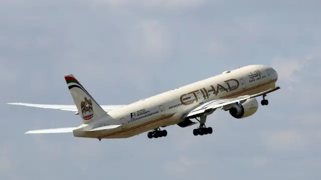 Самолет авиакомпании Etihad