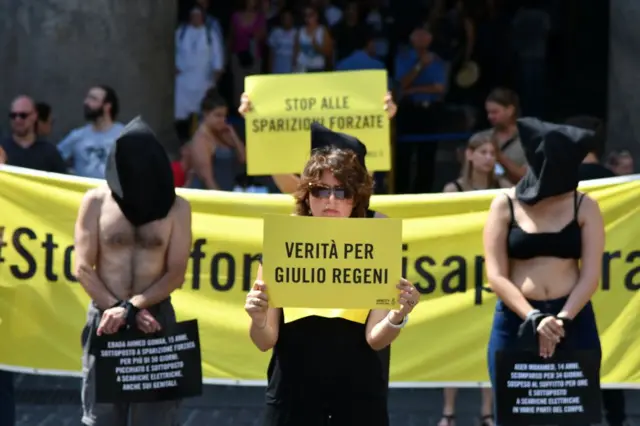 Giulio Regeni'nin ölümünün aydınlatılması için İtalya'da çok sayıda eylem düzenlenmişti