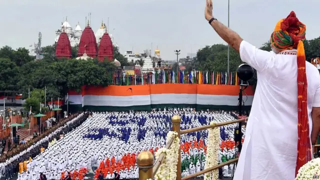 ਨਰਿੰਦਰ ਮੋਦੀ, ਆਜ਼ਾਦੀ ਦਿਹਾੜਾ