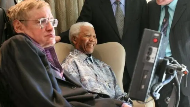 Stephen Hawking, Nelson Mandela