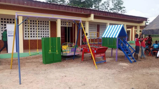 Didier Drogba school for Ivory Coast