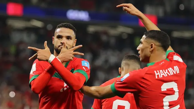 Youssef En-Nesyri et Hakimi