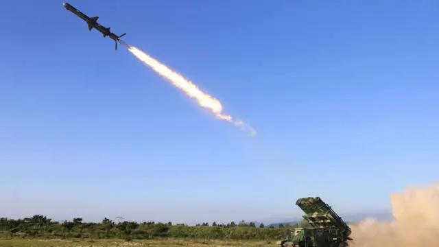 उत्तर कोरिया का मिसाइल परीक्षण