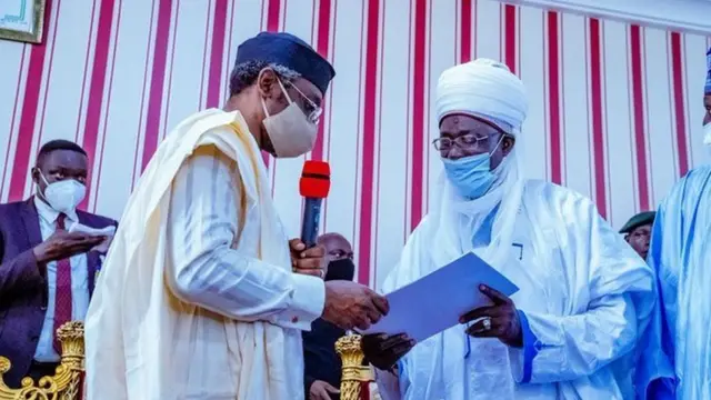 Shugaban Mjalaisar wakilan Najeriya Femi Gbajabiamila ya jajanta wa masarautar Zazzau kan rasuwar mai martaba Sehu Idris a ziyarar ta'aziyyar da ya kai ranar Talata