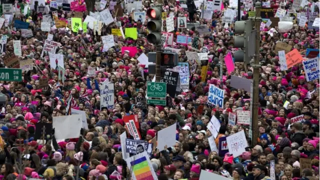 Protest in Washington, 21 Jan