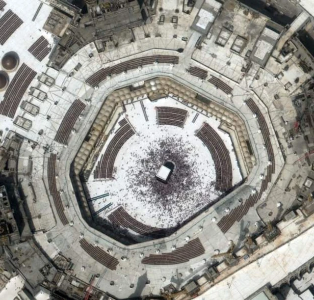 عکس هوایی از مسجد الحرام