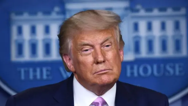 Donald Trump, presidente de EE.UU.