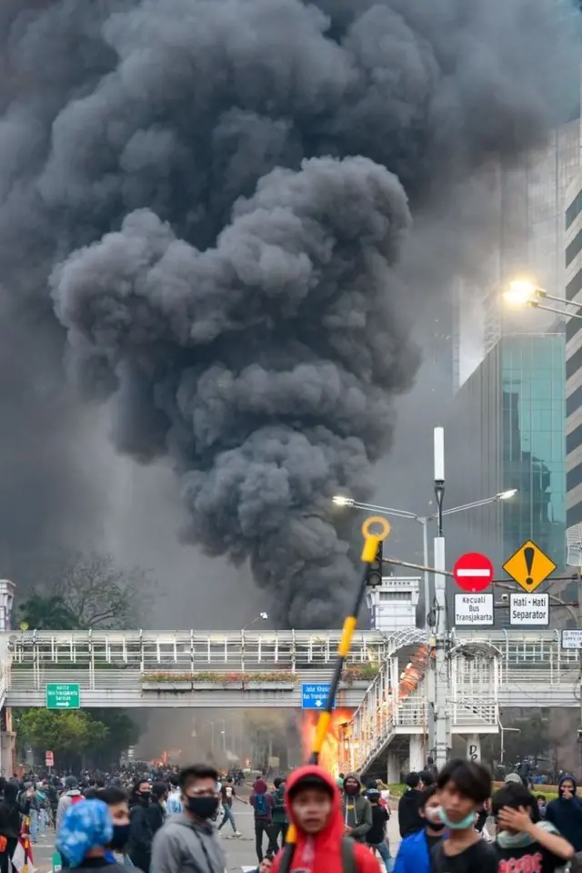 Kerusuhan unjuk rasa UU Cipta Kerja