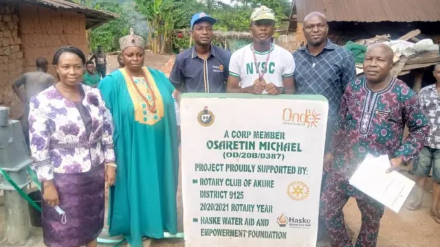 Rotary club and Michael Osaretin