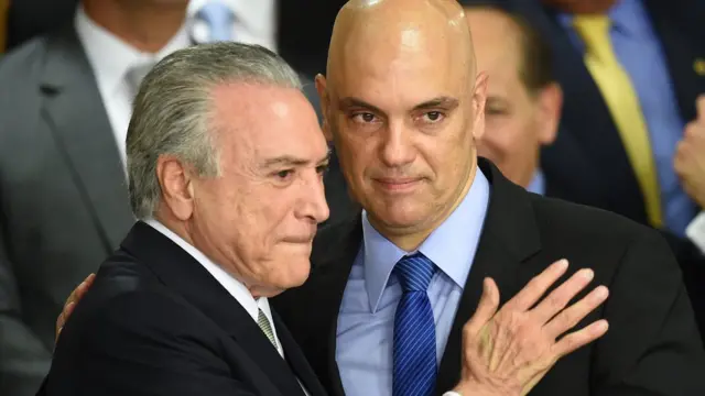 Michel Temer e Alexandrejogo diamond dogMoraes