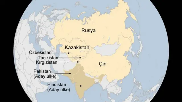 Şangay beşlisi haritası