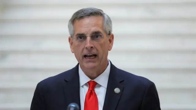 El secretario de Estado de Georgia , Brad Raffensperger,