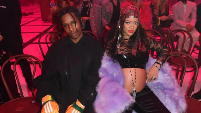ASAP Rocky and Rihanna