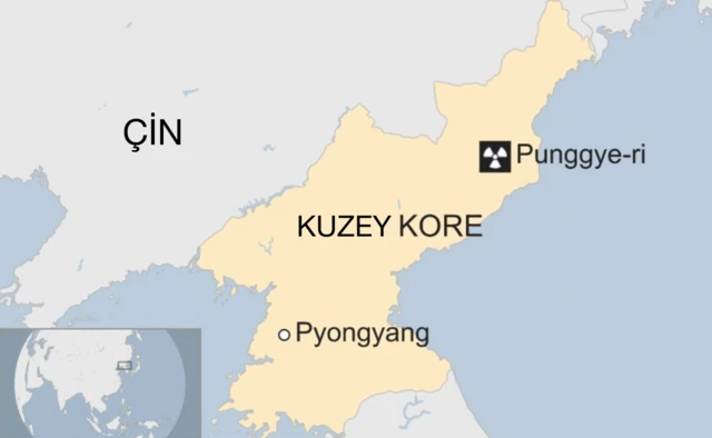 Kuzey Kore haritası