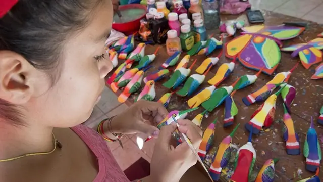 Artesanía de Solentiname.