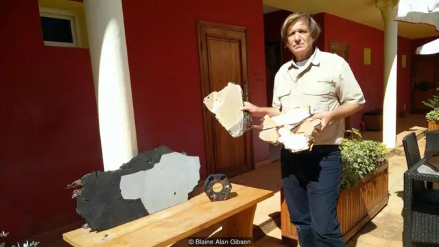 Several pieces that could be from the aircraft are under evaluation (Credit: Blaine Alan Gibson)